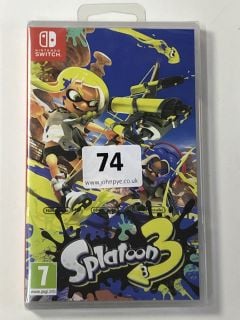 NINTENDO SWITCH SPLATOON 3 CONSOLE GAME (SEALED)