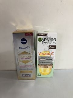 BOX OF BEAUTY PRODUCTS INC. GARNIER SKINACTIVE VITAMIN C BRIGHTENING NIGHT SERUM