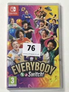 NINTENDO SWITCH EVERYBODY 1 2 SWITCH CONSOLE GAME (SEALED)