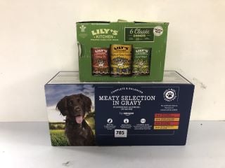 2 X DOG FOOD INC.MEATY SELECTION IN GRAVY (BEST BEFORE 02/09/2026)