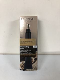 BOX OF L'ORÉAL PARIS AGE PERFECT CELL RENEW ILLIMINATING CARE