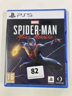 PLAYSTATION 5 MARVEL SPIDER-MAN MILES MORALES CONSOLE GAME