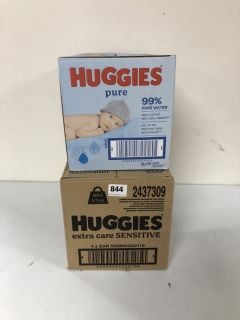 2 X HUGGIES WIPES