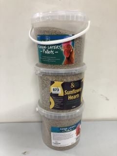 3 X PET PRODUCTS INC. COPDOCK MILL RANGE LAYERS PELLETS - BEST BEFORE: 12/2024