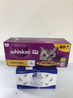 2 X PET FOOD INC. WHISKAS - BEST BEFORE: 04/09/26