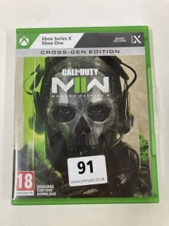 XBOX SERIES X / XBOX ONE CALL OF DUTY MODERN WARFARE II CROSS GEN EDITION CONSOLE GAME (ID REQUIRED 18+)