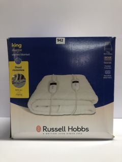 RUSSELL HOBBS KING SHERPA ELECTRIC BLANKET