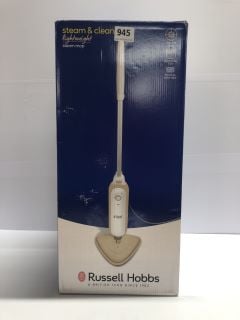 2 X RUSSELL HOBBS STEAM & CLEAN LIGHTWEIGHT STEAM MOPS