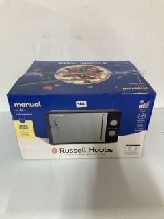 RUSSELL HOBBS MANUAL 20 LITRE MICROWAVE MODEL: RHM2060B