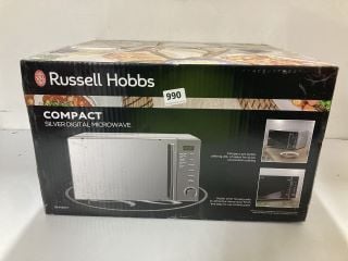 RUSSELL HOBBS COMPACT SILVER DIGITAL MICROWAVE MODEL: RHM2017