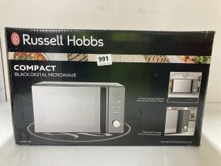 RUSSELL HOBBS COMPACT BLACK DIGITAL MICROWAVE MODEL: RHM2076B