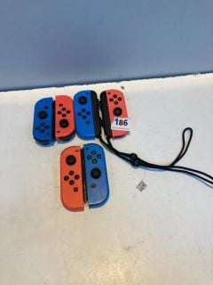 3 X NINTENDO SWITCH JOY CON PAIR CONTROLLERS