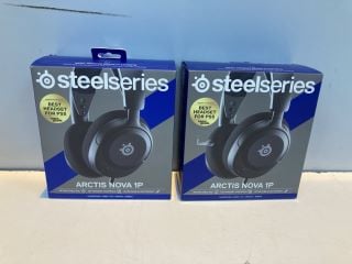 2 X STEELSERIES ARCTIS NOVA 1P GAMING HEADSETS