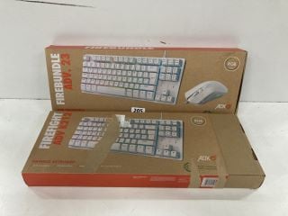 2 X ADX FIREBUNDLE ADV.23 GAMING KEYBOARDS