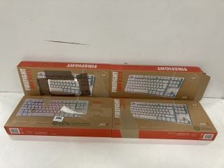 4 X ADX FIREFIGHT ADV K212 GAMING KEYBOARDS