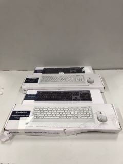 4 X KEYBOARDS TO INC SANDSTROM WIRELESS KEYBOARD & MOUSE COMBO