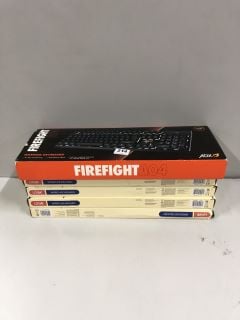 5 X KEYBOARDS TO INC ADX FIREFIGHT A04 GAMING KEYBOARD