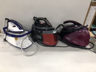 3 X ITEMS TO INC MORPHY RICHARDS STEAM IRON