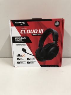 HYPER X CLOUD III WIRELESS GAMING HEADSET