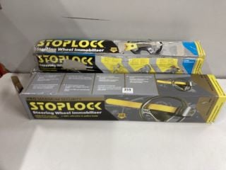 3 X STOPLOCK STEERING WHEEL IMMOBILISER