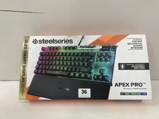 STEELSERIES APEX PRO GAMING KEYBOARD RRP £ 244.21