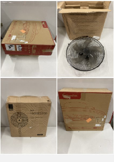 2 X ITEMS TO INC CHANFOX FAN WITH LIGHT