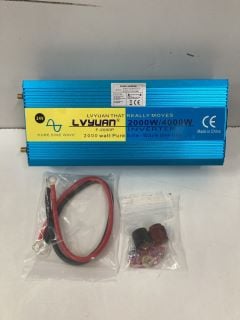 LVYUAN 2000 WATT PURE SINE-WAVE POWER INVERTER RRP £199.99