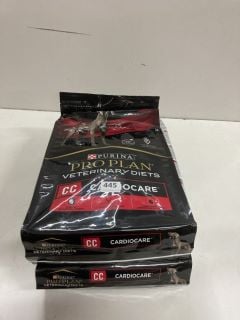 2 X PURINA PRO PLAN VETERINARY DIETS CARDIOCARE DOG FOOD - BEST BEFORE 11/2024