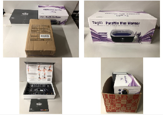 BOX OF ITEMS TO INC TEGLU PARAFFIN WAX WARMER