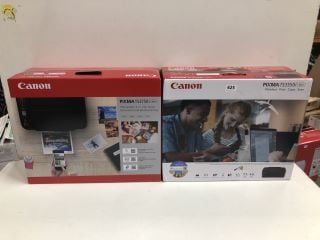 2 X CANON PRINTERS INC CANON PIXMA TS3550I PRINTER