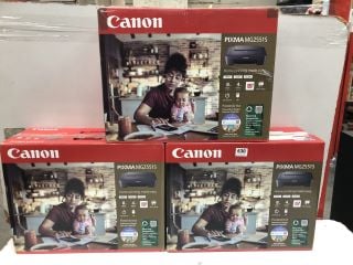 3 X CANON PIXMA MG2551S PRINTERS