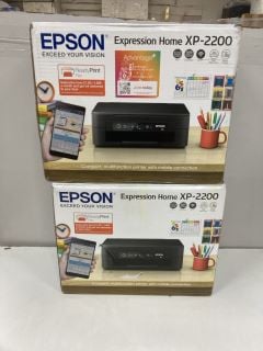 2 X EPSON EXPRESSION XP-2200 PRINTER