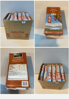 BOX OF ITEMS INC CLIF CRUNCHY PEANUT BUTTER BARS BB: 11/04/24