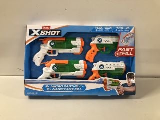 4 X ZURU X SHOT WATER GUN