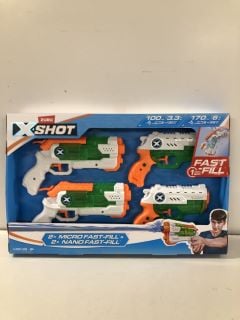 4 X ZURU X SHOT WATER GUN