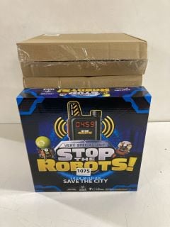 6 X STOP THE ROBOTS GAME