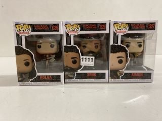 3 X VARIOUS POP FIGURES