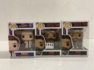 3 X VARIOUS POP FIGURES