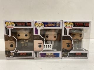 3 X VARIOUS POP FIGURES