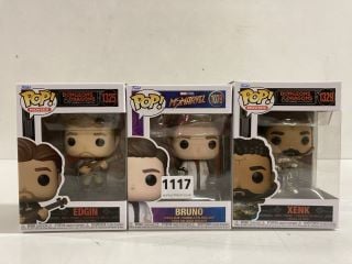 3 X VARIOUS POP FIGURES