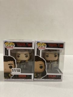 3 X VARIOUS POP FIGURES