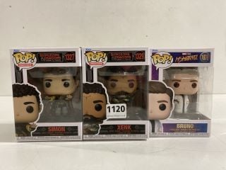 3 X VARIOUS POP FIGURES