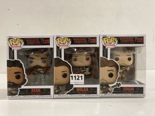 3 X VARIOUS POP FIGURES