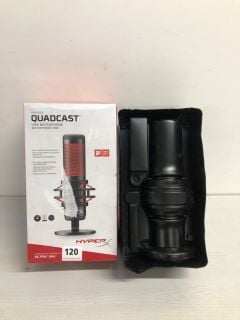 2 X ITEMS TO INCLUDE HYPER X QUADCAST USB MICROPHONE