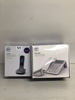 2 X PHONES TO INCLUDE BT7660 NUISANCE CALL BLOCKER PLUS