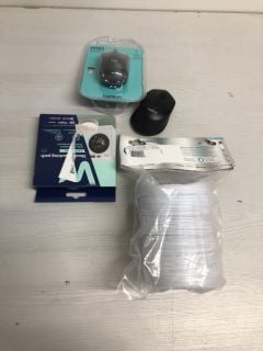 BOX OF ITEMS INC LOGITECH M185 PLUG-AND-PLAY WIRELESS PLUS COMFORT MOUSE