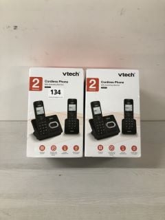 2 X VTECH CORDLESS PHONE