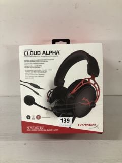 HYPER X CLOUD ALPHA PRO GAMING HEADSET