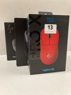 3 X MOUSE TO INCLUDE LOGITECH PRO SUPERLIGHT MOUSE