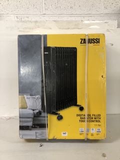 ZANUSSI DIGITAL OIL FILLER RADIATOR WITH TOUCH CONTROL